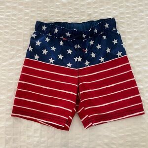 Old Navy Red White Blue Stars & Stripes Swim Shorts Trunks 4th of July